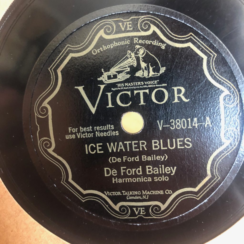 victor 38014 ice water blues deford dailey blues 78 rpm