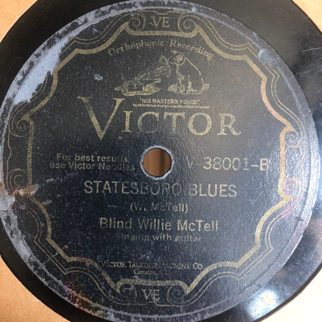 victor 38001 blind willie mctell statesboro blues 78 rpm
