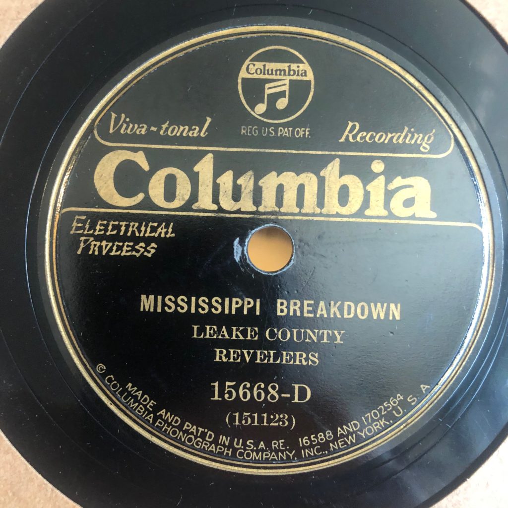 columbia 15668 leake county revelers mississippi breakdown country 78 rpm