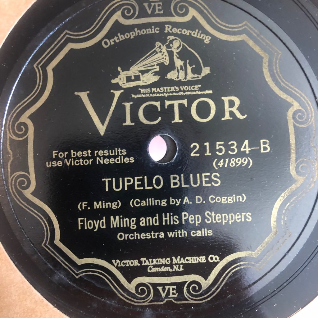 victor 21534 tupelo blues hoyt floyd ming and his pep steppers country 78 rpm