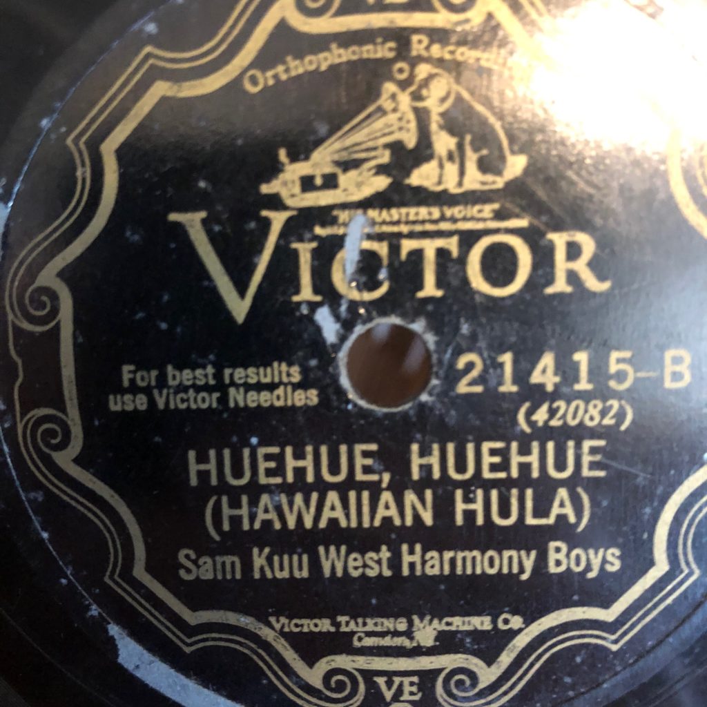 victor 21415 hawaiian hula sam kuu ku west and his harmony boys hawaiian 78 rpm